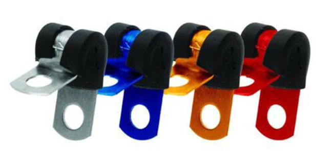 UV Stable Motorcycle Brake Line Clips R Type U Type Oil Resistant