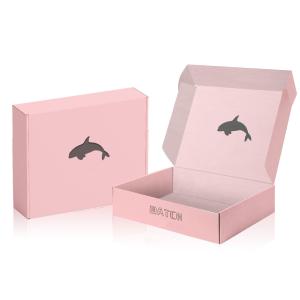 China 300g CCNB Flute Custom Size Hats Hair Accessory Mailing Packaging Boxes for Shipping factory