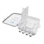 SC 1x8 PLC Fiber Optic Splitter Box IP65 12Cores Wall Mounted