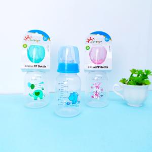 China 5oz 130ml Food Grade Silicone PP Newborn Baby Feeding Bottle factory