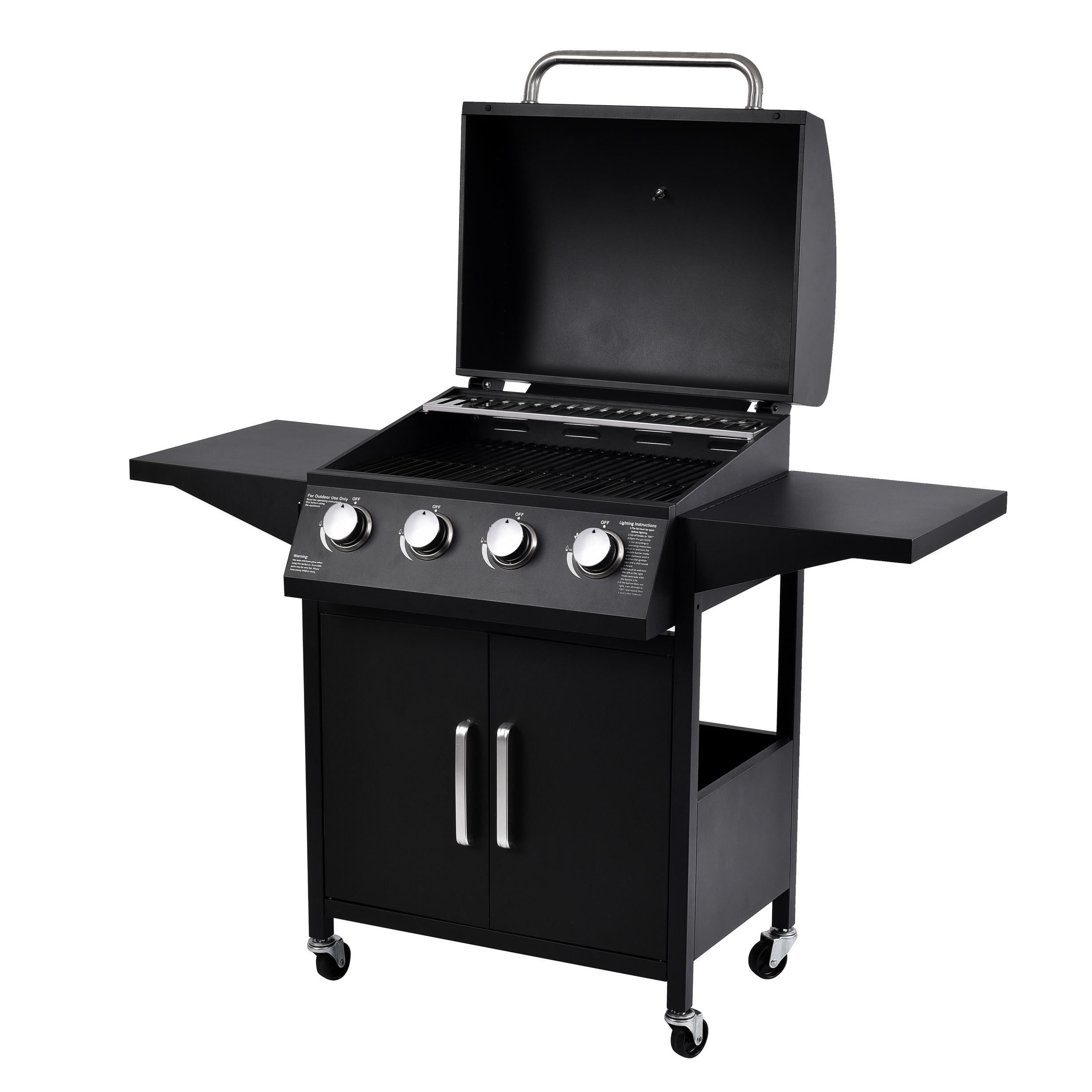 Support Occasion Selection Portable Stainless Steel Gas BBQ Grill for Outdoor Camping