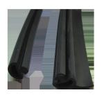 NBR SBR Rubber Sealing Strip Rubber , Garage Door Weather Stripping Bottom White