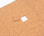 Factory Wholesale Square 25x25mm Cork Distance Protective Pads for Glass &