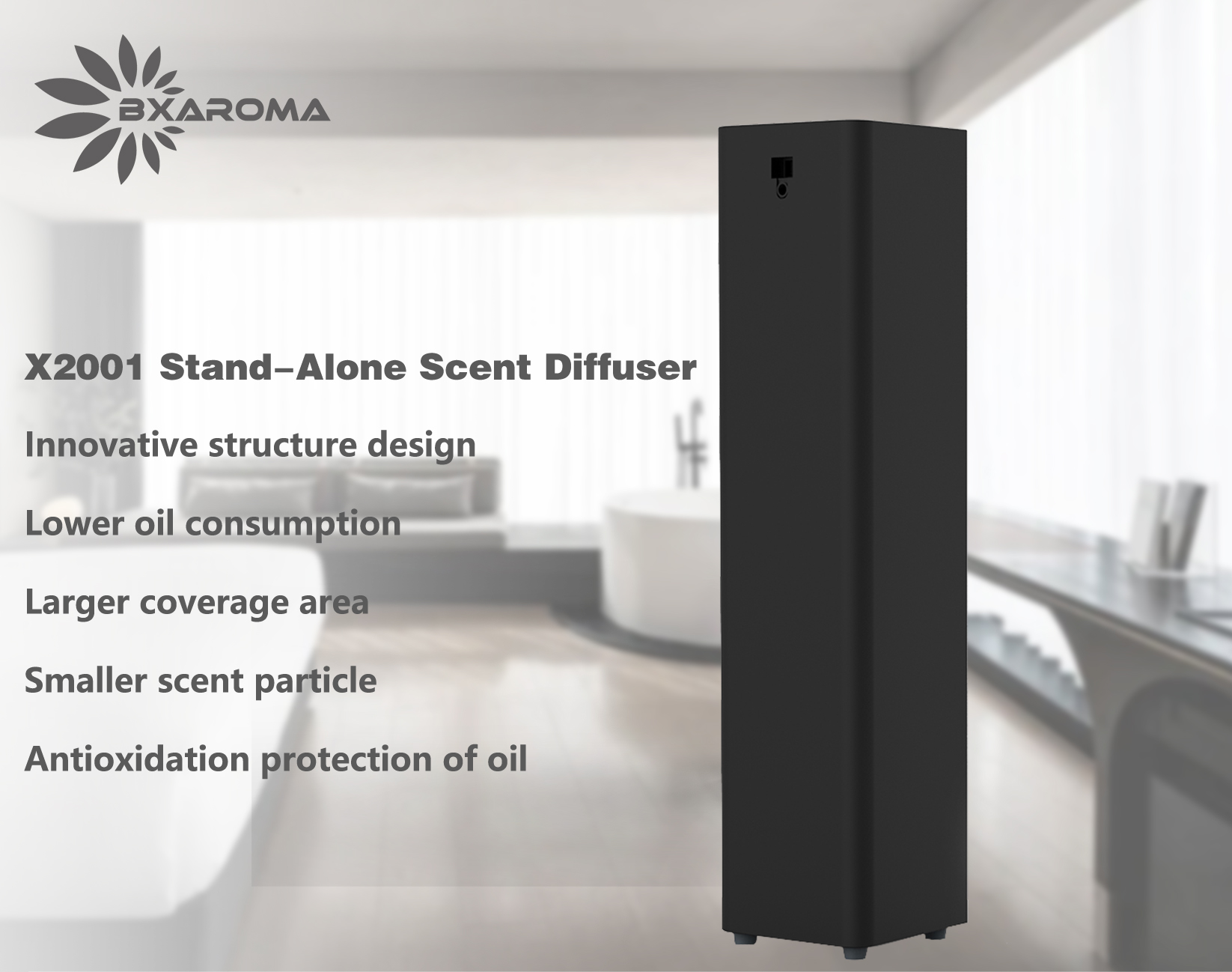 Oil Aromatherapy Scent Air Diffuser Machine Aroma Stand Alone