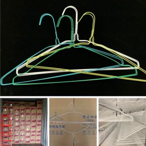 Cold Weather Clothes Drying Hanger , Precise Diameter Wire Coat Hangers