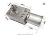 JGY370 DC Gear Motor 6V 12V 24V Speed Reduce 6/10/18/40/90/150/210rpm PWM
