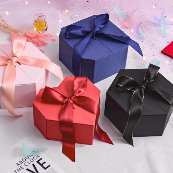 Cardboard Corrugated Gift Box Heart-Shape Packaging Box OEM Design Paper