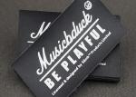 Lightweight Custom Clothing Patches Jeans Leather Label OEM / ODM Avaliable