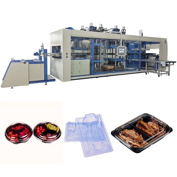 10-30mold/Min Pressure Thermoforming Machine Fruit Boxes Blister Forming Machine