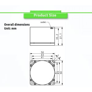 UNIVO UBTP300Y Small Inertial Navigation Guidance Head Fiber Optic Gyroscope