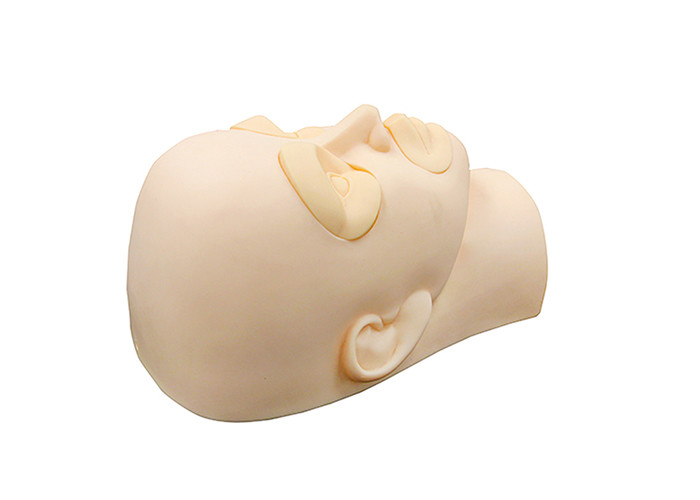 Rubber Practice Mannequin Head With Demountable Eyes / Mouth For Beginner