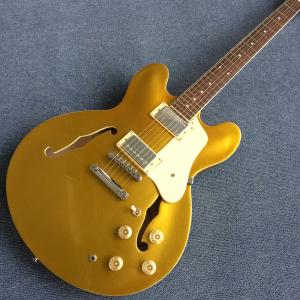 China Hollow body Jazz electric guitar, Golden Jazz Guitar, Rosewood Fingerboard factory