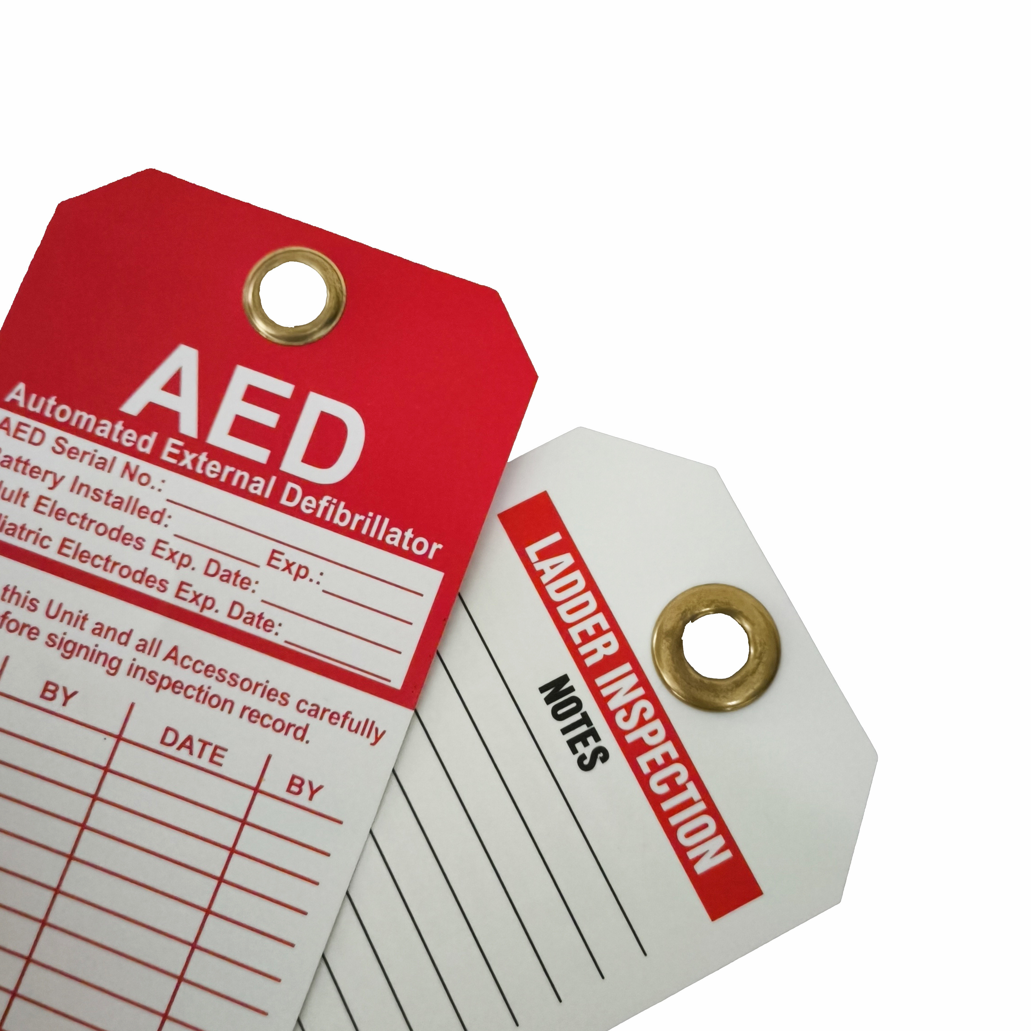 Customizable Durable Waterproof Plastic Safety Tag Warning Tag