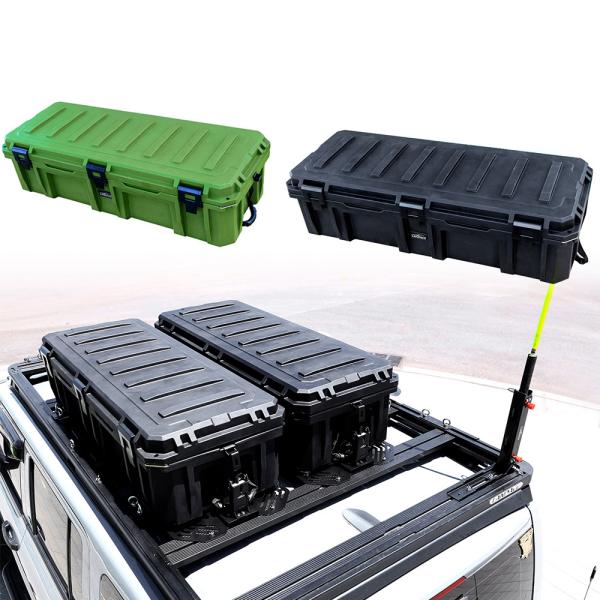 Roof Mounted Landace Green Heavy Duty Tool Box 189x122x30 for Industrial
