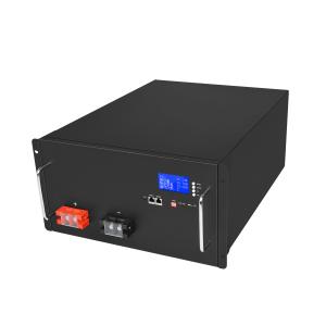 China 51.2V 50AH Lithium Lifepo4 Server Rack Battery 32700 16S8P For Solar Home System factory