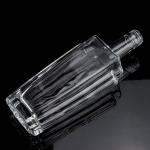 500ml 700ml 750ml Flint Glass Bottle for Champagne Gin Rum Transparent and