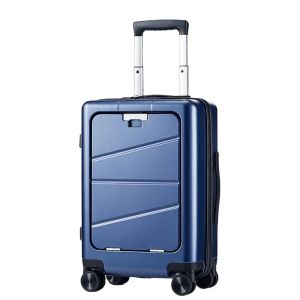 Abrasion-Resistant Multi-Functional Luggage with Soft Handle Combination Lock