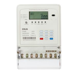 China Three Phase Prepaid Electricity Meters , Plc Rf Commercial Electric Meter on sale
