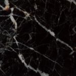 Double Layer Polished Porcelain Tile 600*600mm Black Golden Rose