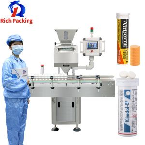 Effervescent Tablet Counting Machine Tablet Counter 8 Lane Fully Automatic