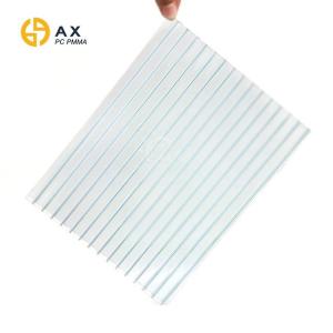 China SGS Greenhouse 8mm Clear Polycarbonate Twinwall Roofing Sheet factory