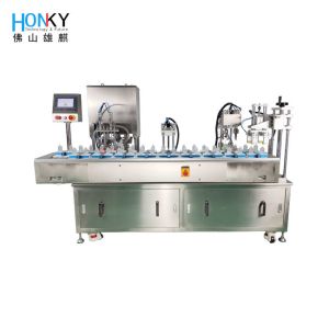 Full Automatic 50g BB Cream Jar Paste Filling And Capping Machine For The