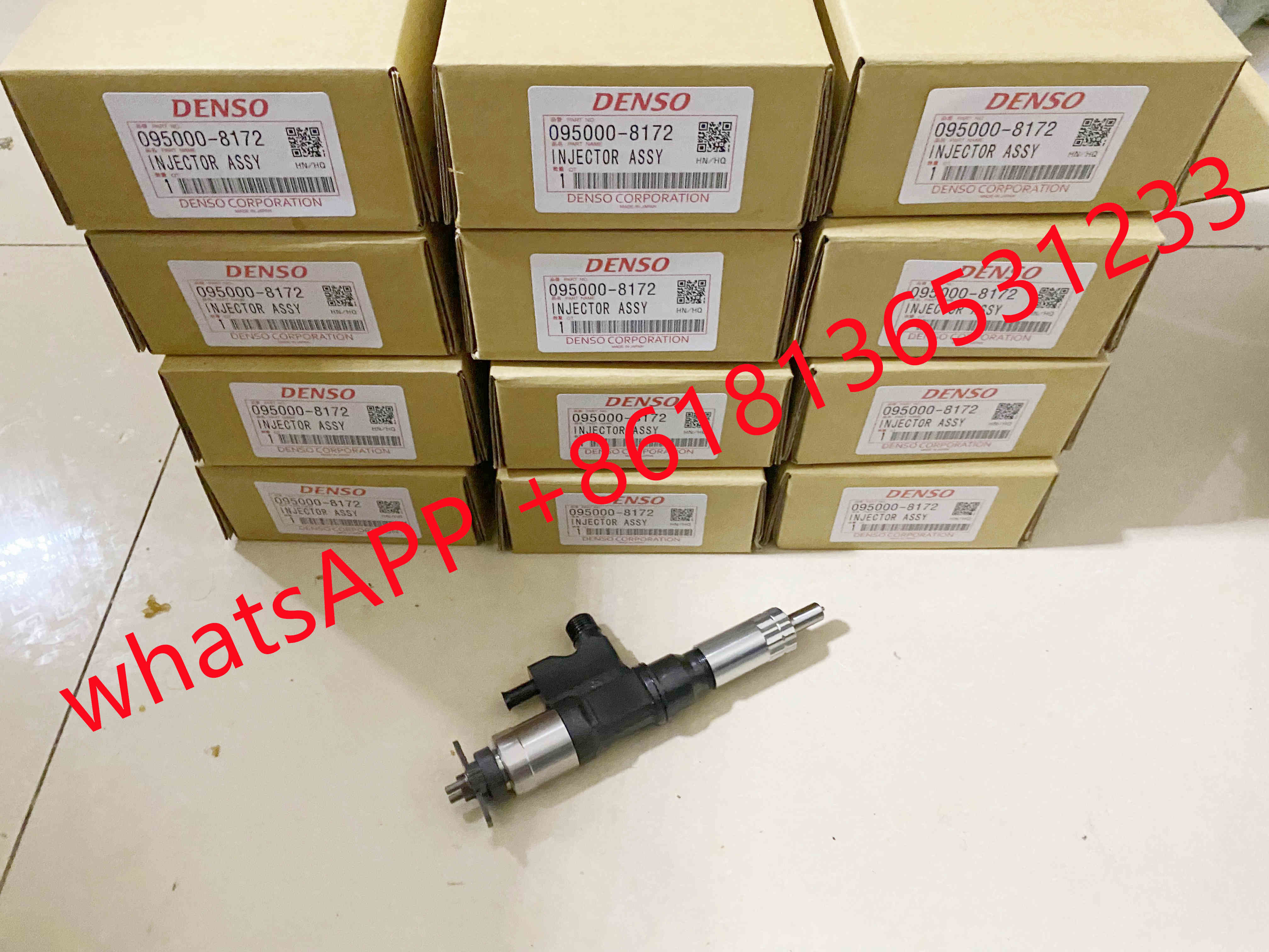 COMMON RAIL INJECTOR 095000-8170 095000-8172 8-98121163-0 FOR ISUZU 6HK1 ENGINE