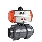 AC220V DC24V IP67 Soft Seat Ball Valve Motorized Electric PVC True Union Ball