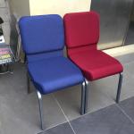 Interlock Metal Stacking Church Chair 400KG Supporting Conference Room Chair