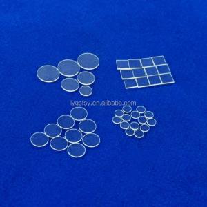 China Laser Cutting Of Ultra-small Size Transparent Quartz Glass factory