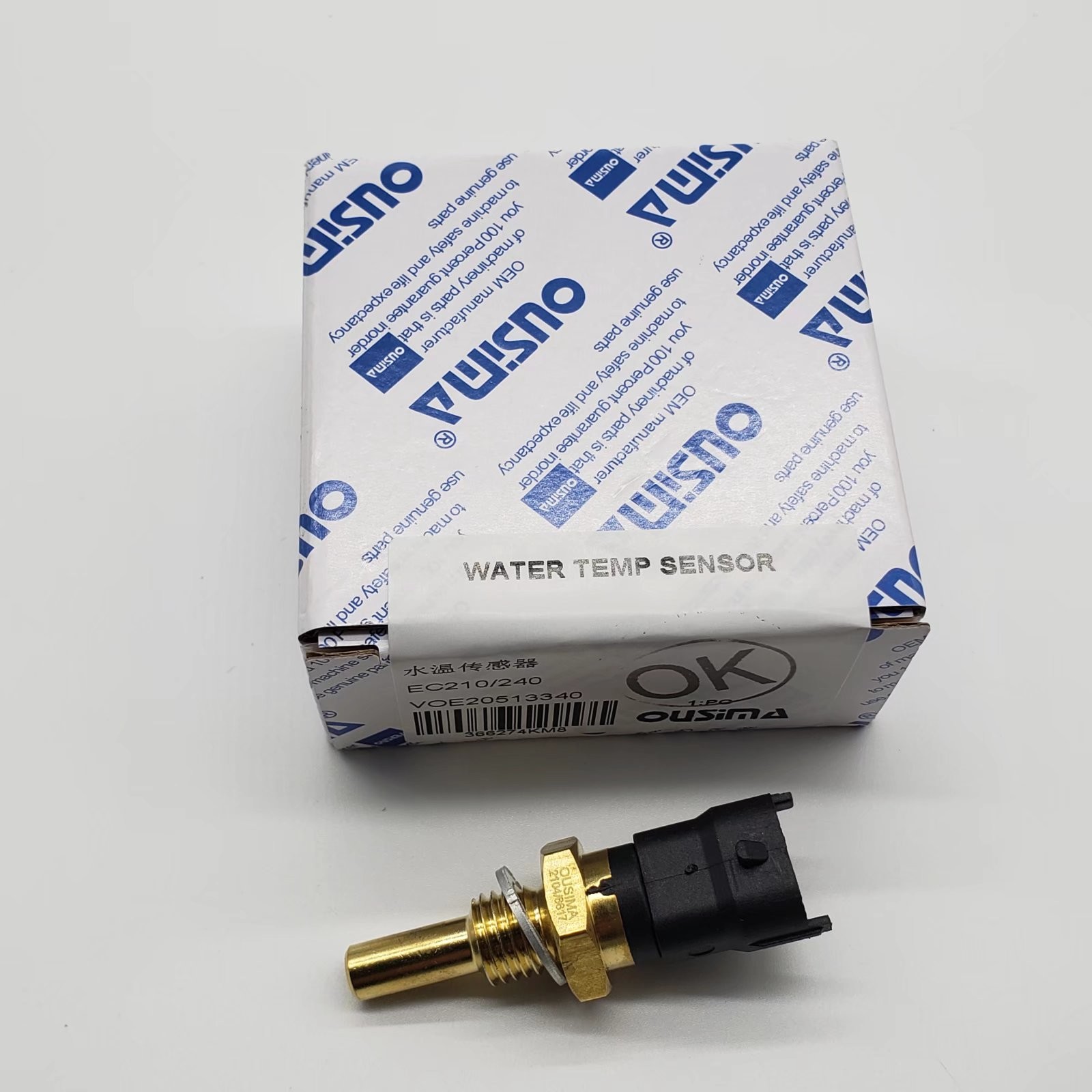 OUSIMA Water Temperature Sensor VOE20513340 For Excavator EC210 EC240 EC210B