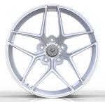 Forged 1 Piece 20 21 22 Inch Monoblock Car Brushed Silver Wheels For Porsche