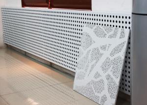 China High strength Perforated Aluminum Wall Panels with Accoustical Backing factory