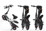 36V Small Lightest Electric Folding Bike Aluminum Alloy Frame Long Service Life