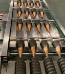 Commercial Stainless Steel 2-Color Ice Cream Cone Production Line