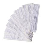 860-960MHZ UHF Laundry Tag , Washable RFID Tag Textile Fabric Nylon