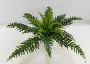 China Bendable 18 Leaves Faux Fern Branch For Home Decoration factory