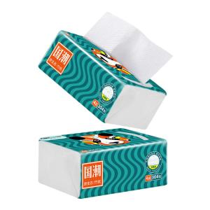 China C Fold Odorless Soft Bamboo Facial Tissues , Multipurpose Facial Napkin Tissue Paper factory