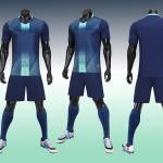 Optional Color Plain Soccer Jersey Premium Fabric Breathable Football Dress Full