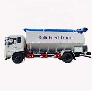 China 10 Ton Bulk Feed Truck Delivery Truck 90km/H 4x2 Diesel Fuel Type factory
