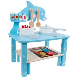 China Wooden Dolphin Dining Stove Cartoon Animal Simulation Barbecue factory
