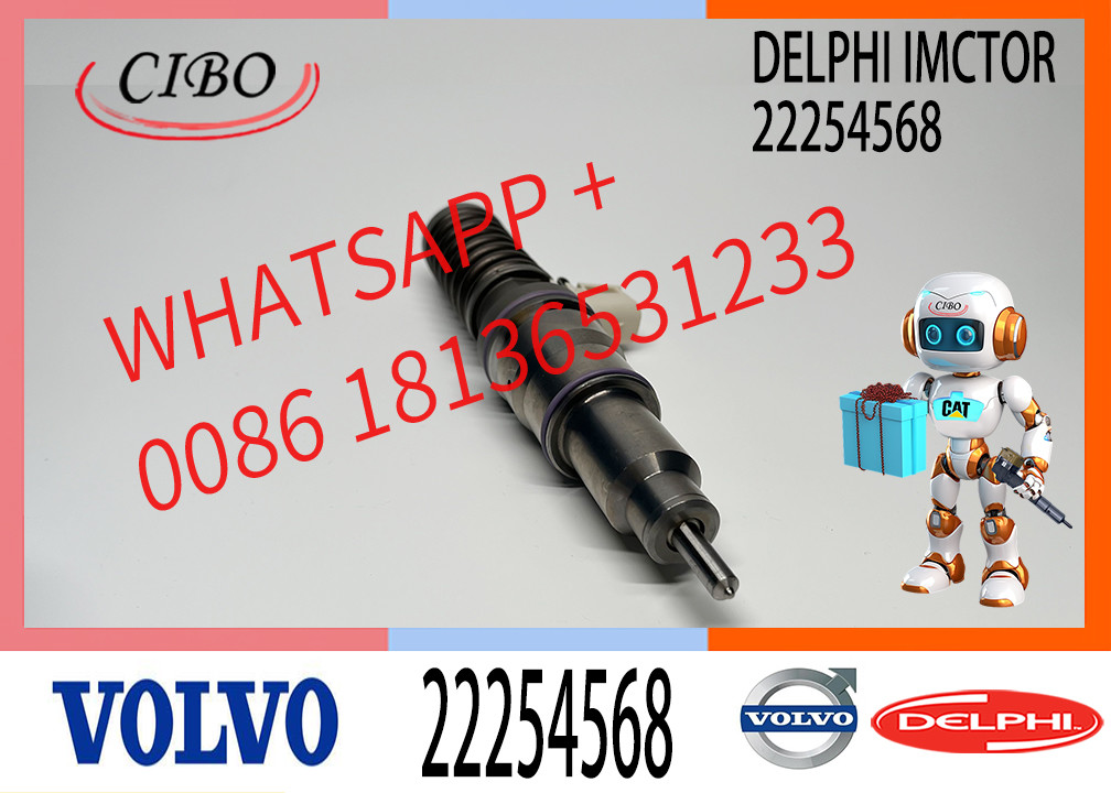 22254568 Senhor VOE22254568 BEBE4P03002 Excavator Truck Engine Part Common Rail Injector Diesel Fuel For VOL-VO MD13 D13LK