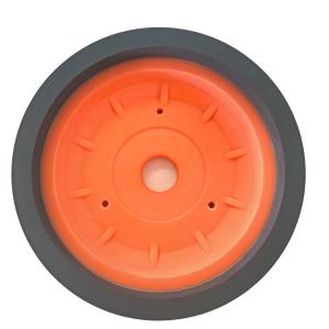 China Bond Grinding Orange Cup Beveling Resin Wheel For Glass Machine For Bavelloni Bovone factory