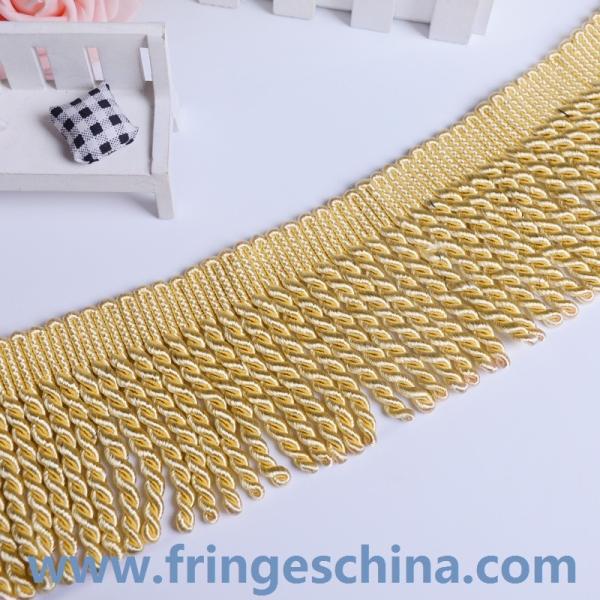 Fashion wholesale rayon custom OEM bullion fringe for sofa pillow cushion