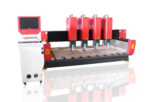 China MDF Wood Carving Cnc Router Machine Marble Granite With Multi Heads 1825 on sale