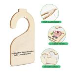 Custom Blank Sublimation Wooden Baby Closet Dividers For Sublimation Heat