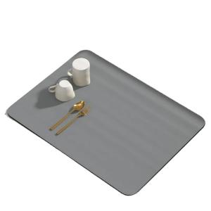 China Non-Slip Washable Dustrproof Flower Design Kitchen Counter Mats with Customized Logo factory