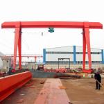 Single Beam Rubber Gantry Crane Travel 10 Ton Heavy Equipment High Reliability