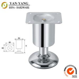 China 80mm high glossy shiny furniture leg hot sale factory price metal sofa legs SL-218 factory