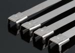 Insulation Stainless Steel Tyraps With Wing Seals , Metal Pipe Ties Heavy Duty